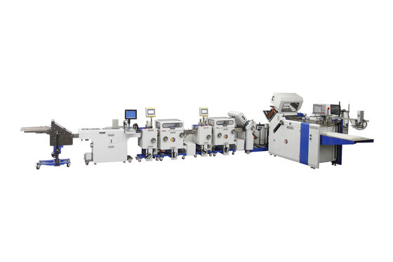 4.2KW 대형 포맷 의약품 전단 접기 기계 벨트 운전 300gm
